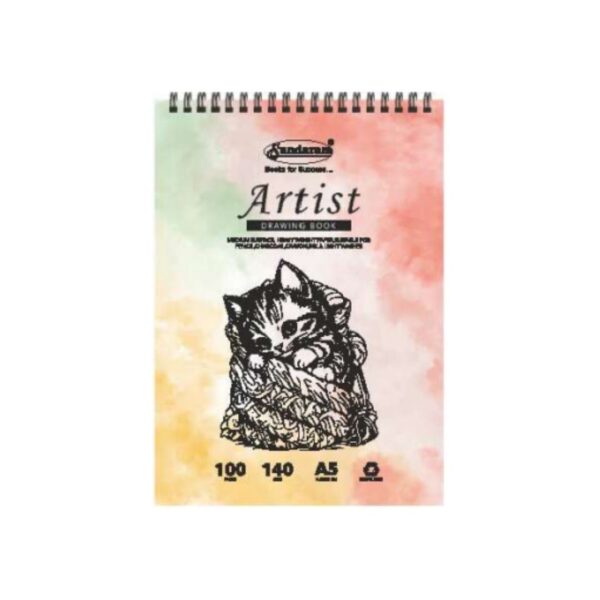 Sundaram Artist A5 Drawing Book - 100 Pages, 140gsm