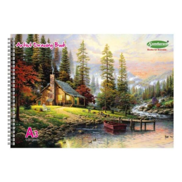 Sundaram Artist A3 Drawing Book - 100 Pages, 140gsm