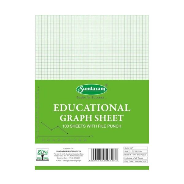 Sundaram Graph Paper - 50 Sheets