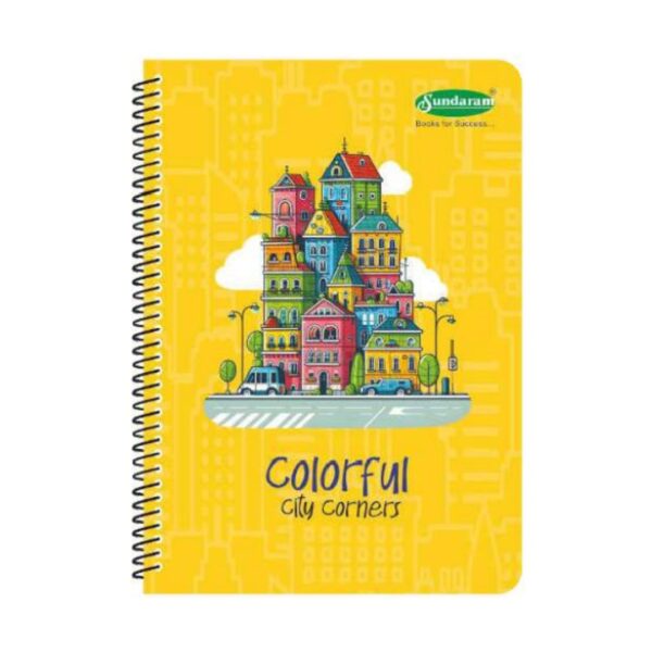 Sundaram A4 Single Line Spiral Notebook – 172 Pages