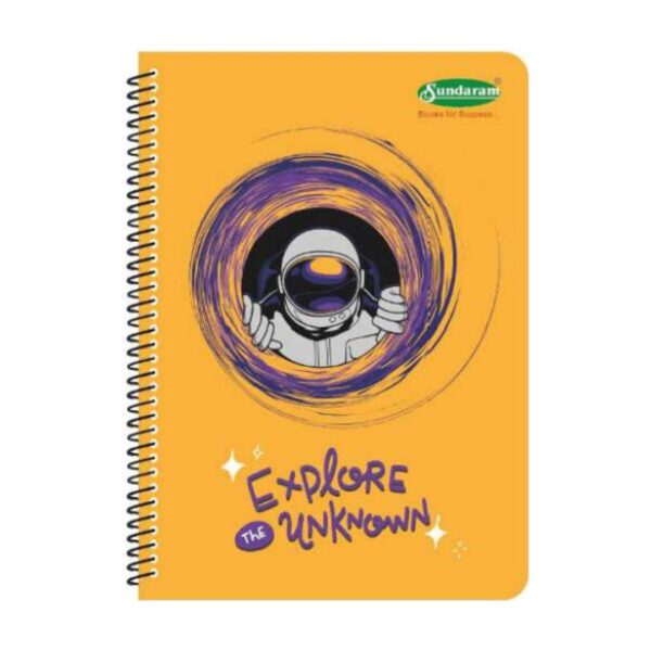 Sundaram A4 Single Line Spiral Notebook – 400 Pages