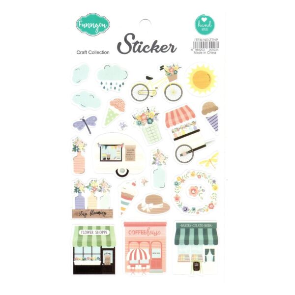 Trendy Craft Beach Vibe Stickers
