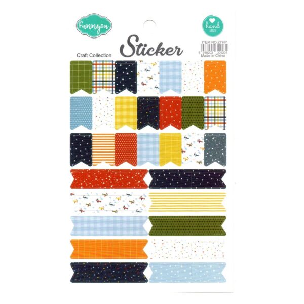 Trendy Craft Bookmark Style Stickers