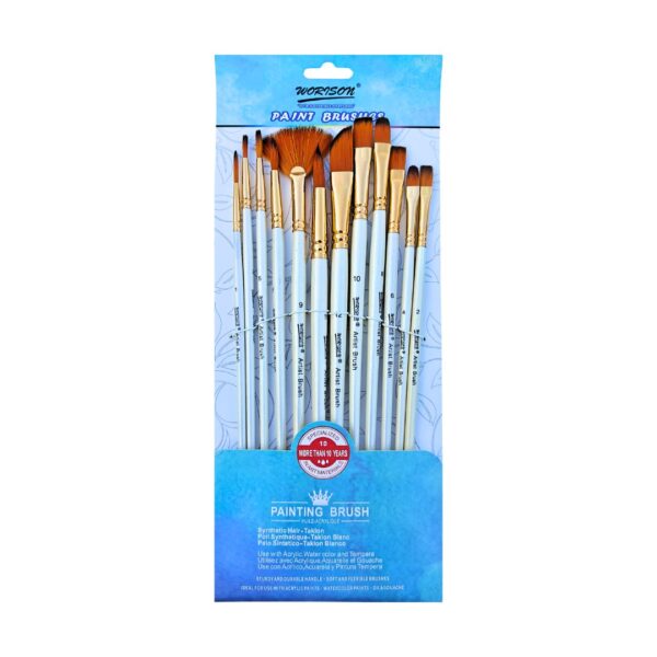 Worison Assorted Painting Brushes – Set of 12