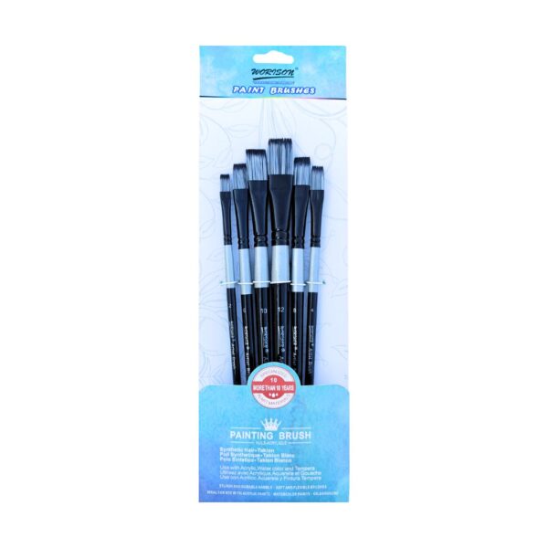 Worison Flat Painting Brushes – Set of 06