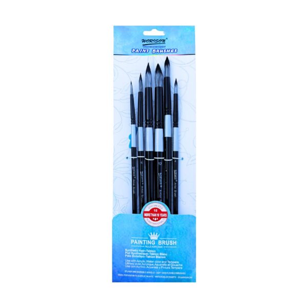 Worison Round Painting Brushes – Set of 06