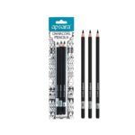 The Apsara Charcoal Pencil - Set of 03 packaging.