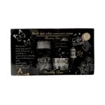 A set of 20 Black and White Memories Washi Tapes arranged to show their unique patterns.