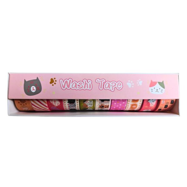 Cute Washi Tapes for scrapbooking & DIY - Set of 10 Tapes