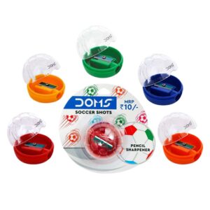 Multiple DOMS Soccer Sharpeners in different colors.
