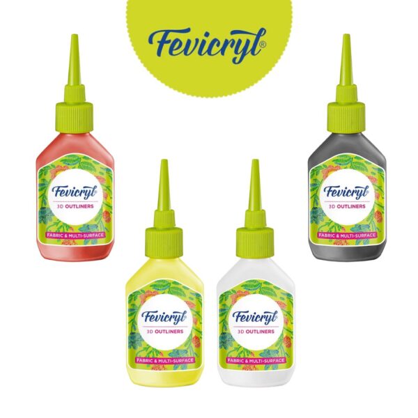 Set of Fevicryl 3D Outliner 20ml in a specific colour.