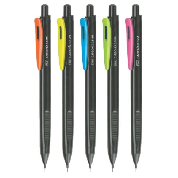 Flair Carbonix Neo Mechanical Pencil - 0.5mm showcasing its triangular barrel.Flair Carbonix Neo Mechanical Pencil - 0.7mm showcasing its triangular barrel.