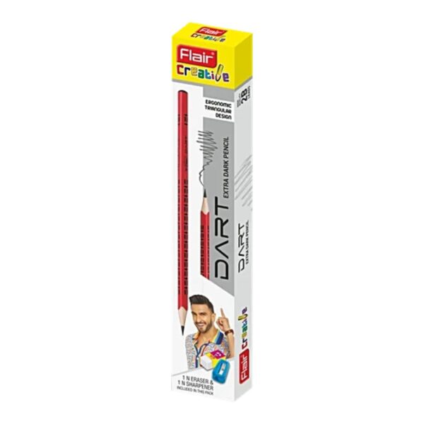 The Flair Creative Dart Pencil - Pack of 10 packaging