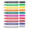 Flair Creative Dura Chisel Water Colour Markers - 10 Shades set, displaying the markers and their chisel tips.
