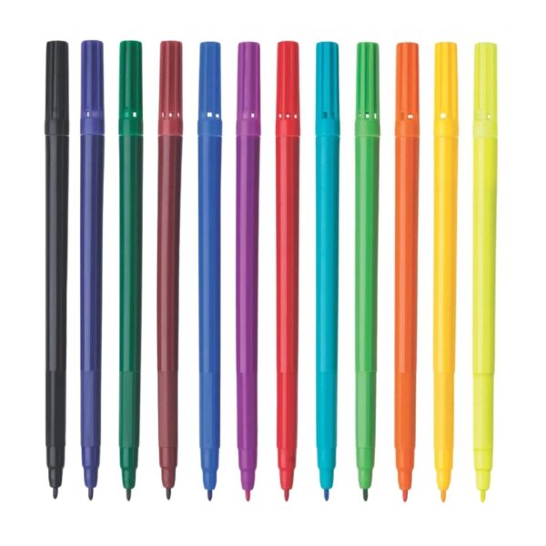 Close-up of a Flair Creative Mr Big Sketch Pen's ventilated cap and larger barrel.