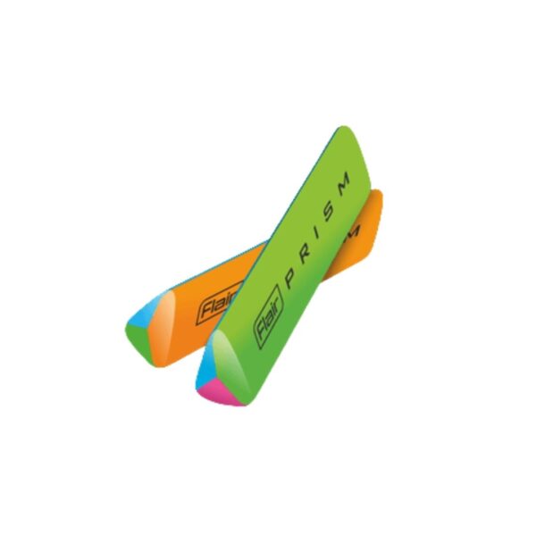 Flair Creative Prism Dust Free Eraser showcasing its unique "prism" shape.