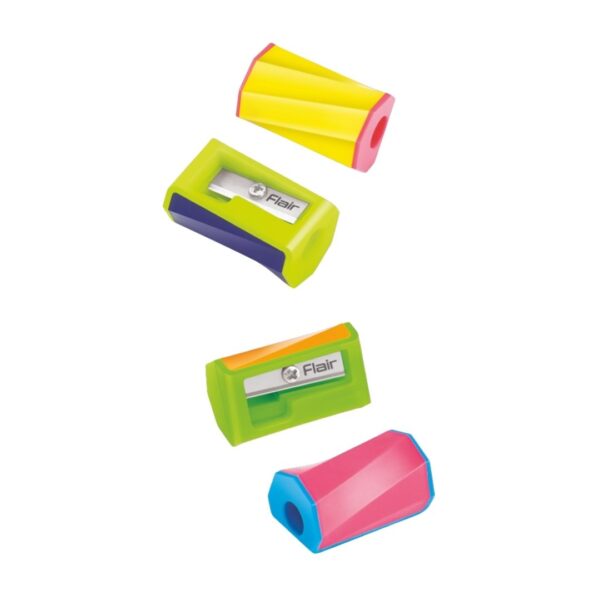 Flair Creative Rock Pencil Sharpener showcasing its sturdy design.