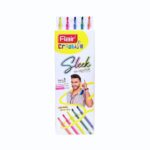 A pack of 5 Flair Creative Sleek Hi-Lighters in various fluorescent colours.