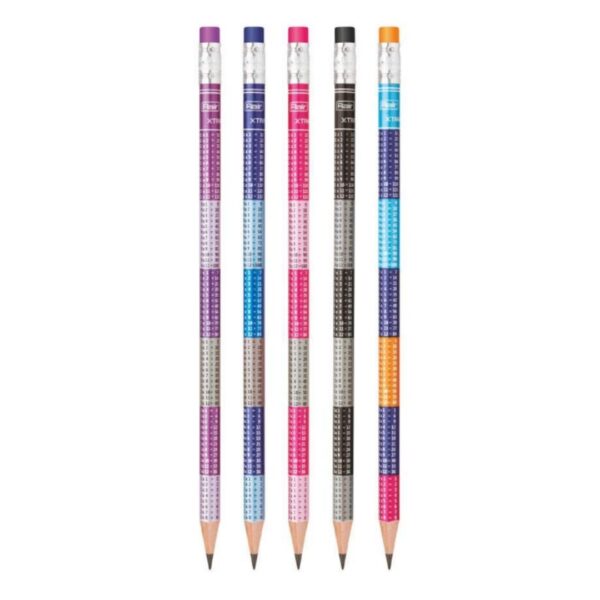A group of Flair Creative Trix Xtra Dark Pencils showcasing their design.