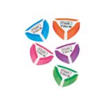 Flair Creative Trio Dust Free Eraser showcasing its triangular shape.