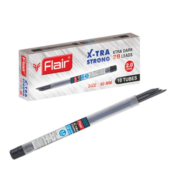 Flair X-Tra Strong 2B Leads - 2.0mm, 1 Tube packaging.
