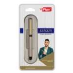 Flair Esteem Metal Ball Pen in a gift box, emphasizing its gifting appeal.
