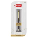 Flair Ignite Metal Ball Pen showcasing its crystal studded top and gold trims in various body colours