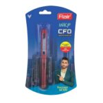 Flair Inky CFO Fountain Pen in various attractive colours, displayed with 2 ink cartridges.
