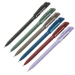 Flair Jet Speed Gel Pen in fast-flow blue and black waterproof ink.