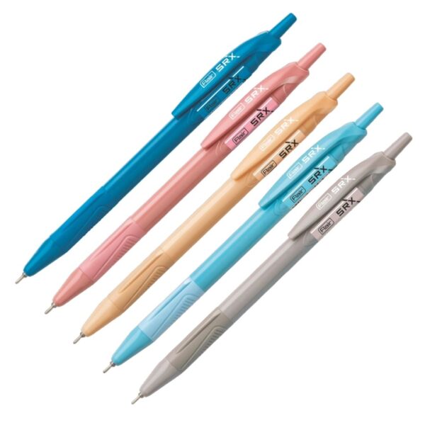 Flair SRX Click Ball Pen with triangular grip and retractable design.