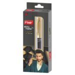 Flair Writo Meter Executive Ball Pen showcasing its stylish clip and sleek barrel.