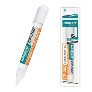 Hauser CP200 Correction Pen showing its sleek design and needle tip.