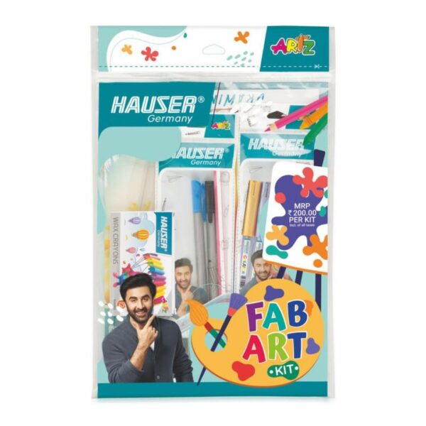 Hauser Fab Art Kit closed, showing its compact carrying case.