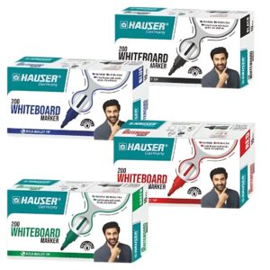 A hand writing on a whiteboard with a Hauser 200 Whiteboard Marker.