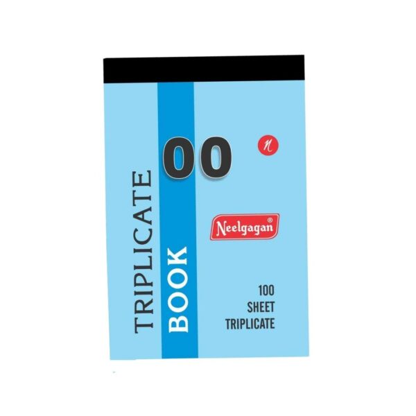 A Neelgagan Triplicate Book No.00 showing its thickness