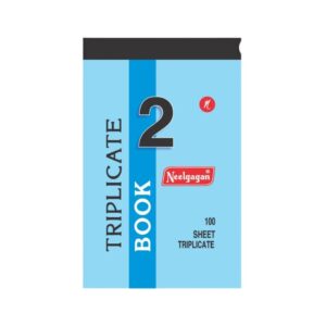 A Neelgagan Triplicate Book No.2 showing its side binding and thickness.