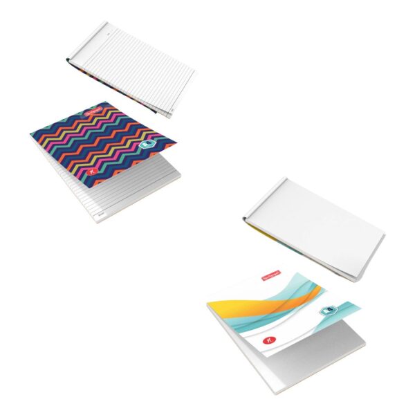 A Neelgagan Executive Pad open, showcasing the smooth, A4-sized pages.