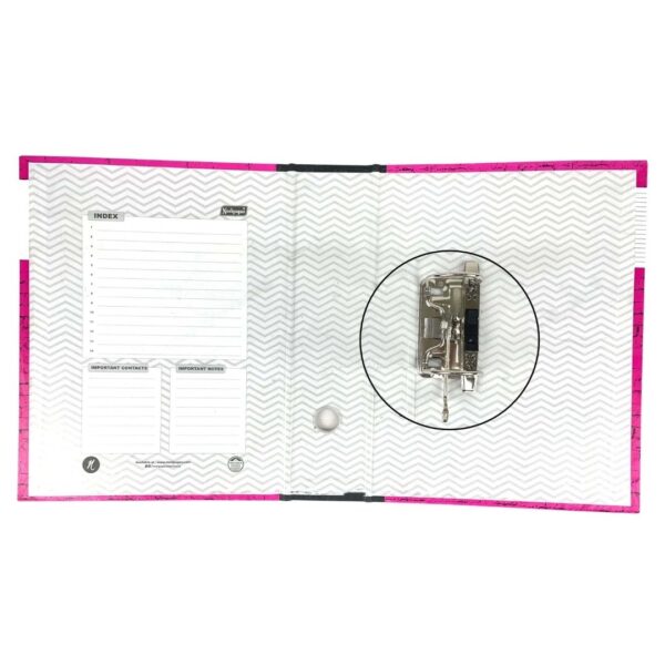 The large Lever Arch mechanism of the 14-inch Index File open, ready for legal documents.