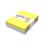 A Neelgagan Paper Block Pad (Mix Colour) with visible yellow, pink, green, and blue pages.