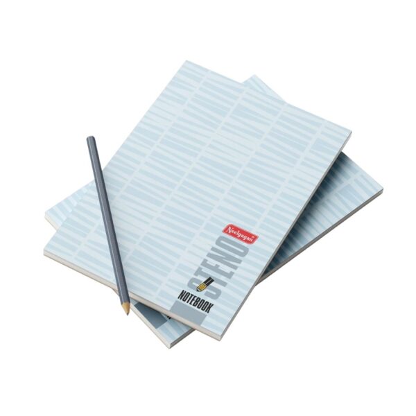 The Steno Book placed beside a briefcase, indicating professional use.