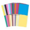 A pack of Neelgagan Thick Colour Paper (Unruled) showing its vibrant colours.