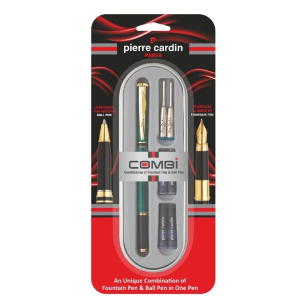 The gift packaging of the Pierre Cardin Combi Set.