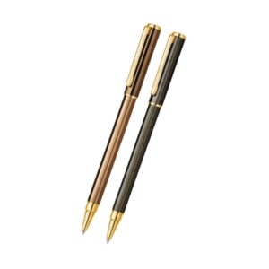 Close-up of the sleek, modern design with fine engravings/accents.