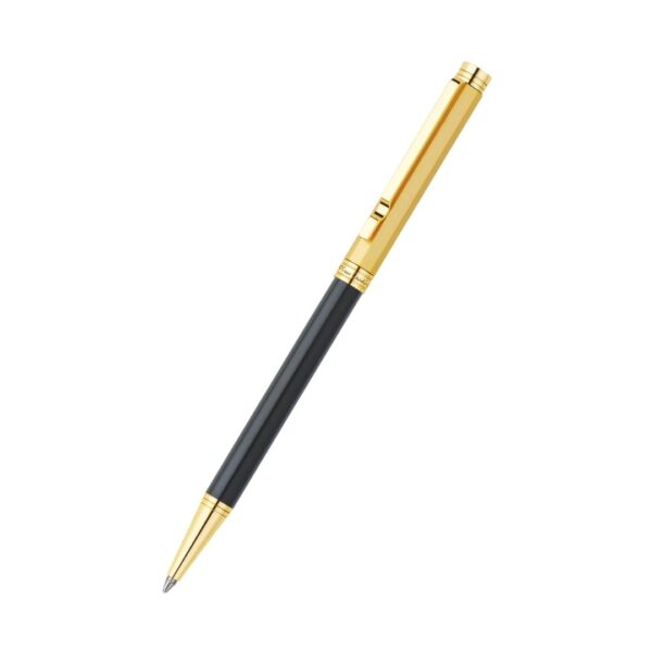 The Pierre Cardin Golden Era Satin Gold & Black Finish Exclusive Ball Pen