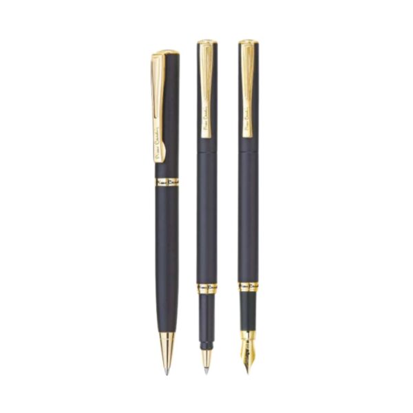 The Golden Eye Ball Pen with Twist Mechanism. The Golden Eye Roller Pen. The Golden Eye Fountain Pen.