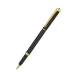 The Pierre Cardin Jewel Black Chrome Roller Ball Pen in its blister pack.