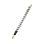 The Pierre Cardin Kriss White Gold Exclusive Fountain Pen in its stylish gift box.