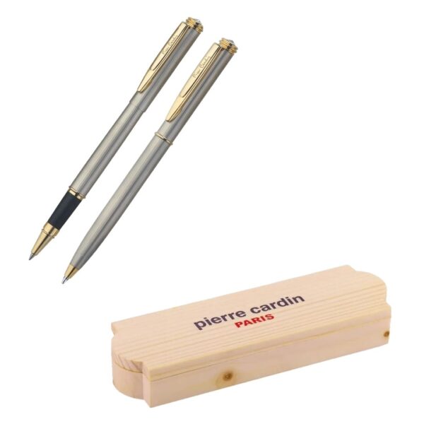 The Pierre Cardin Long Champ Set with the Ball Pen and Roller Pen.