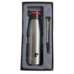 The Pierre Cardin Marco Polo Set with the water bottle and infinity ball pen.