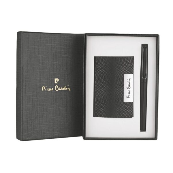 The Pierre Cardin Officer Set with the Vellfire Roller Pen and Card Holder.